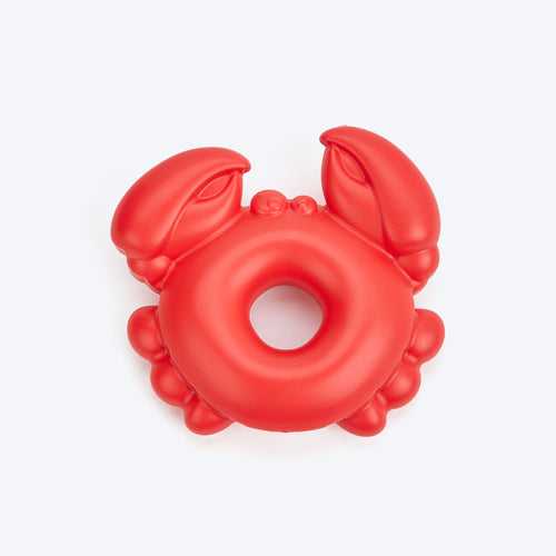 FOFOS Crab Ocean Animal Squeaky Chew Toy For Dog - Red