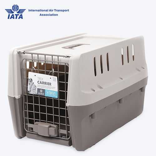 M-Pets TREK Pets Carrier - Light Grey & Dark Grey