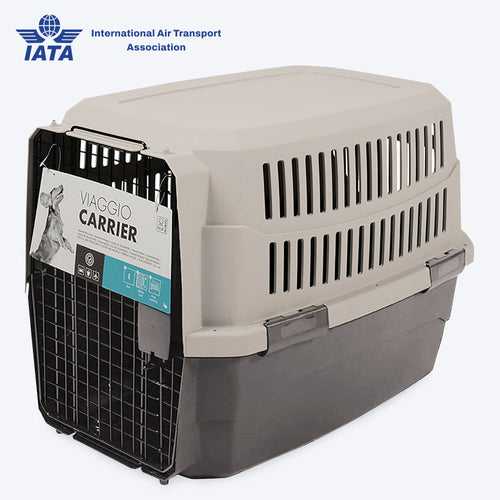 M-Pets VIAGGIO Dog & Cat Carrier - Brown & Grey