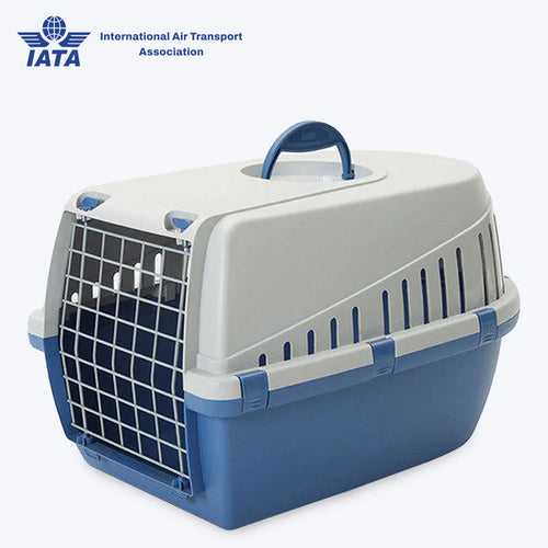 Savic Trotter 1 - Dog & Cat Carrier - Atlantic Blue - 19 x 13 x 12 inch - Holds up to 5 kg