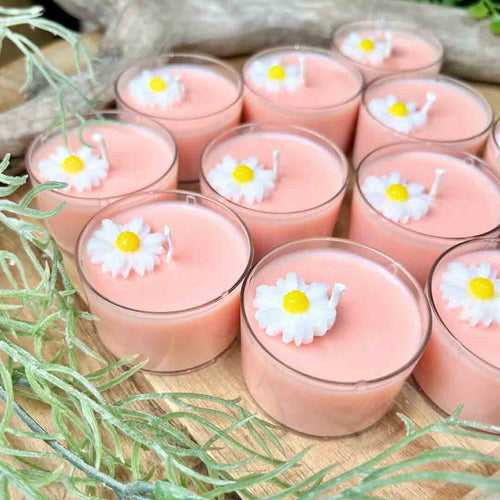 Daisy Soywax Tealight Candles- Set of 6
