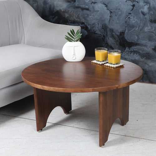 Halo- Handcrafted Mango Wood Coffee Table