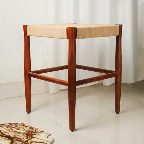 Handcrafted Loom Nest Wooden Stool