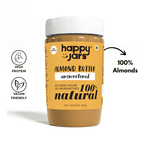 Unsweetened Almond Butter, High Protein, Sugar-Free