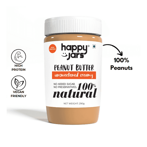 Unsweetened Peanut Butter Creamy, High Protein, Sugar-Free