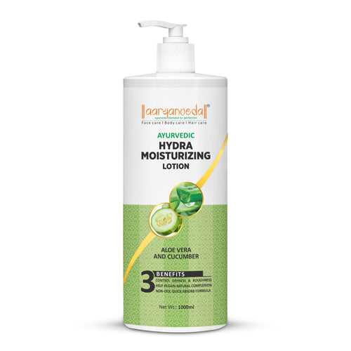 Ayurvedic Hydra Moisturizing Lotion with Aloevera and Cucumber - 1 ltr