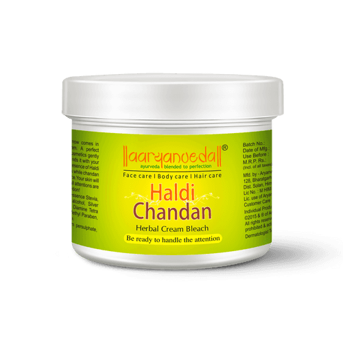 Haldi-Chandan Bleach Cream Ayurvedic & Natural- No Harmful Chemicals with the natural extracts of Haldi and Chandan- 43gm