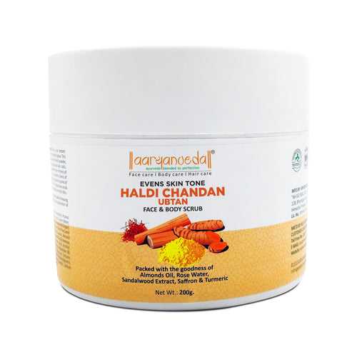 Aaryanveda- Haldi Chandan Ubtan Face & Body Scrub