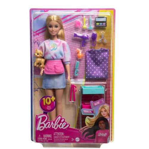 Barbie “Malibu” Stylist Doll & 14 Accessories Playset