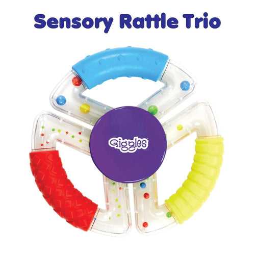 Funskool Giggles Sensory Rattle Trio