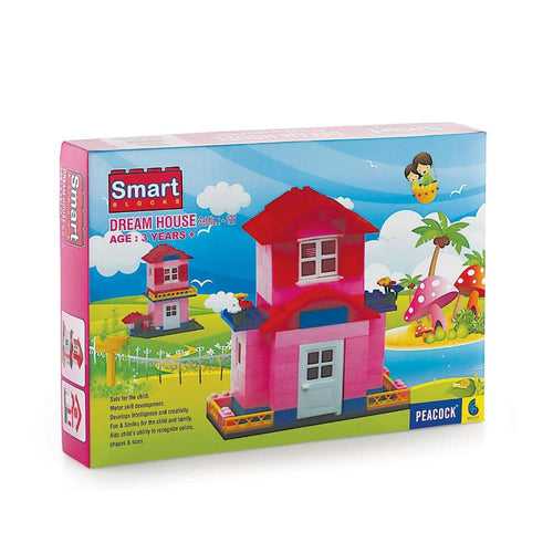 Peacock Dream House Smart Blocks Set (157 Pieces)