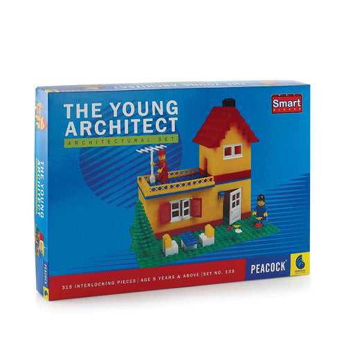 Peacock The Young Architect Architectural Smart Blocks Set (315 Pieces)