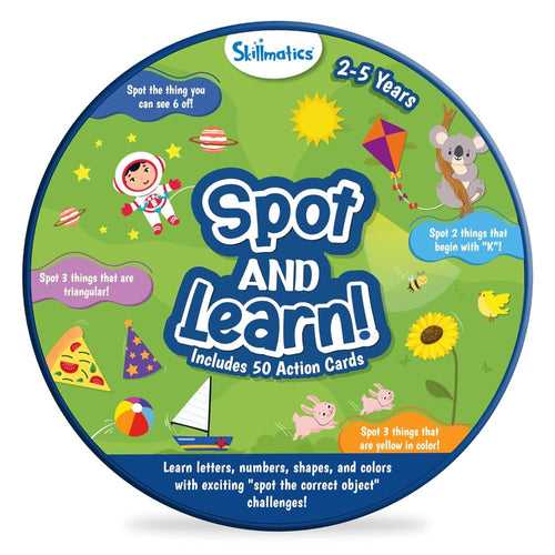 Skillmatics Spot And Learn -  Flash Cards For Toddlers