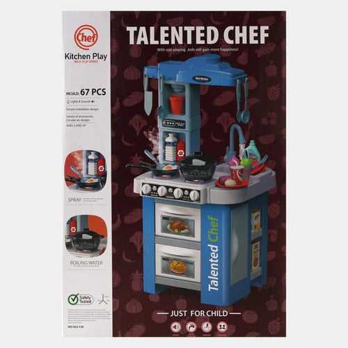 Talented Chef Kitchen Play Set TM-922-128 - 67 Pcs