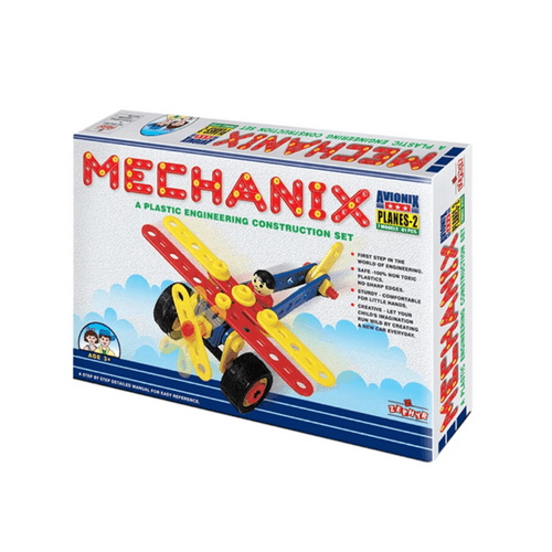 Zephyr Mechanix Planes-2 Plastic Construction Set (81 Pieces)