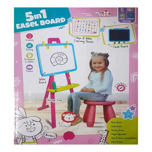 itoys 5 in 1 Easel Board -Multicolor