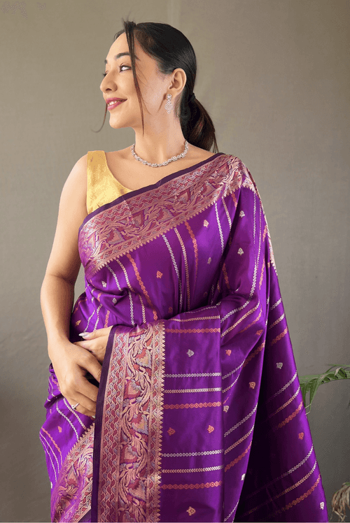 Nidhi - Purple (SAREE)