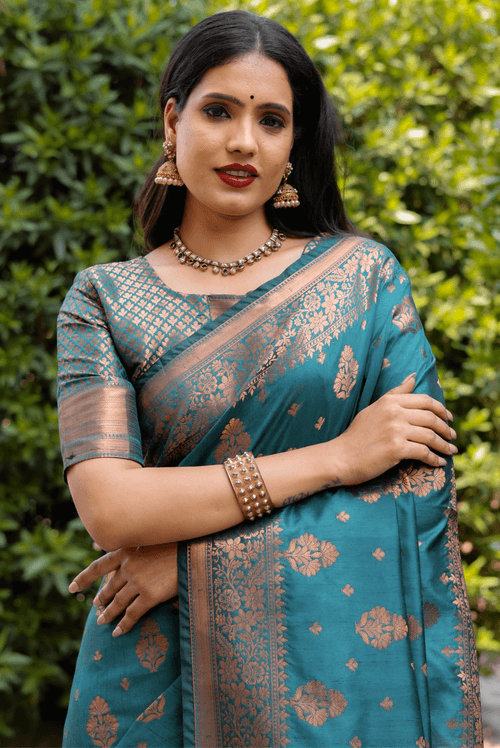 Jalpari - Teal (SAREE)