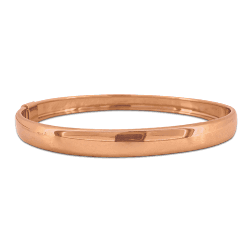 Thick Bangle Bracelet | Rose