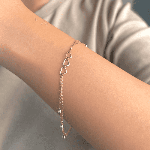 Heart Link Bracelet