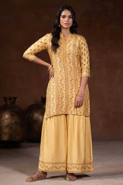 Vani Kurta in Yellow