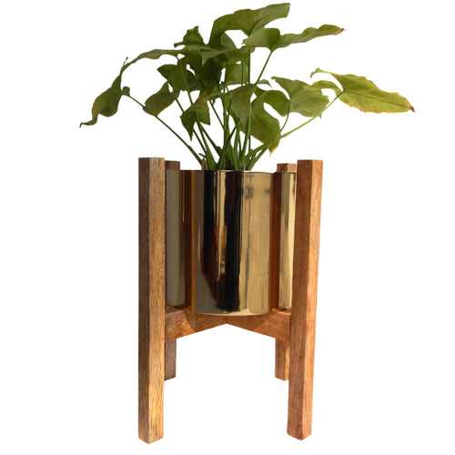 Wood Plant Stand