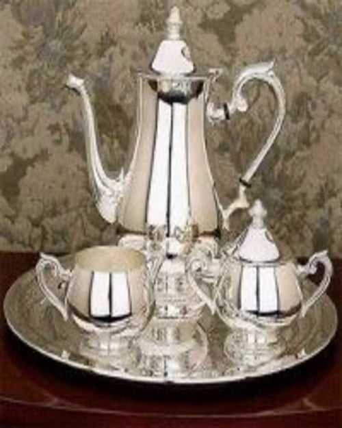 Grace Luxury Silver / Plated Tea Set