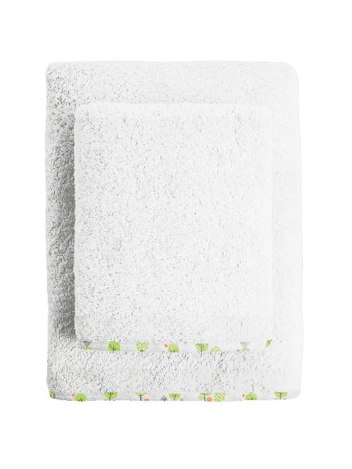 Organic Junior Towel Set - Birdie Print