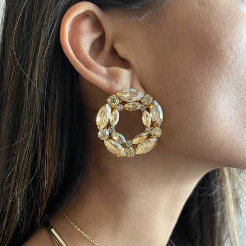 Malhar Earrings (Champagne)