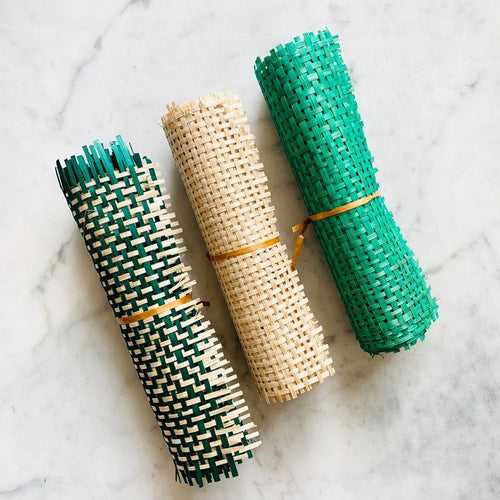 Checkered Bamboo Mats for DIY