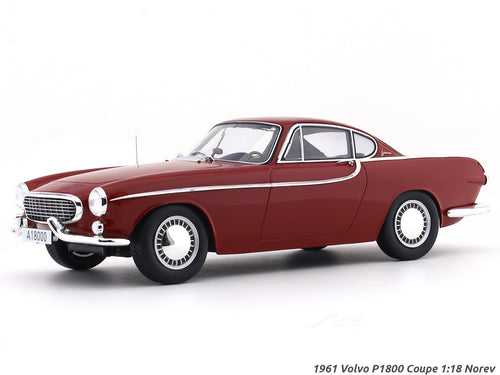 1961 Volvo P1800 Coupe Red 1:18 Norev diecast Scale Model collectible