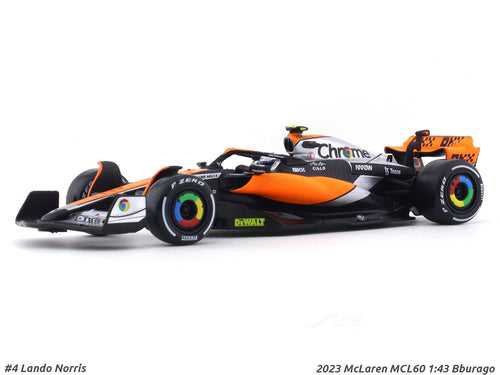 2023 McLaren MCL60 Lando Norris 1:43 Bburago Formula 1 diecast scale model car