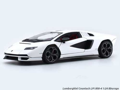 Lamborghini Countach LPI 800-4 White 1:24 Bburago licensed diecast Scale Model car