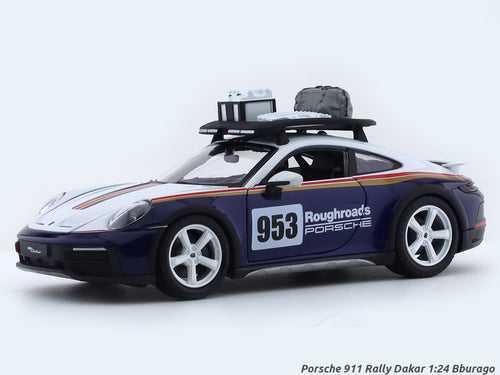 Porsche 911 Rally Dakar 1:24 Bburago licensed diecast Scale Model car