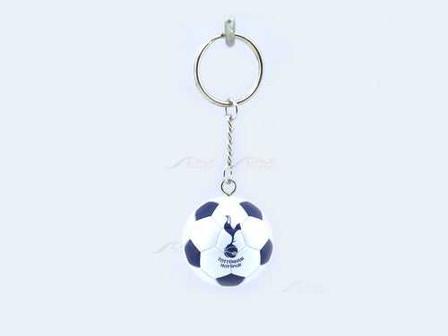 Tottenham football white keyring / keychain