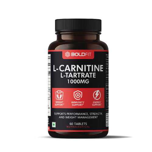 Boldfit L-Carnitine L-Tartrate 1000mg supplement