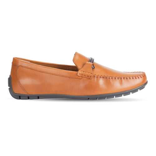 Ethan Mens Leather Horse-bit loafer