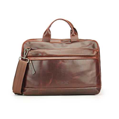 Premium Executive Leather Bag - Brown
