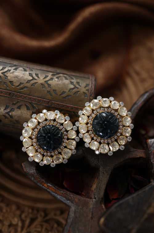 Eillay Blue Silver Studs