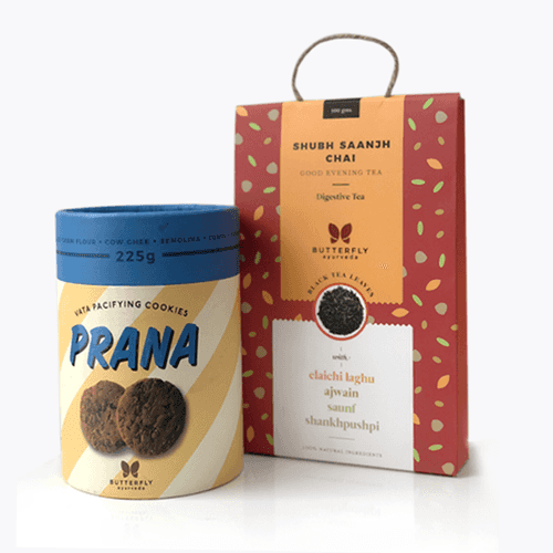 Vata Pacifying Tea and Cookies combo pack