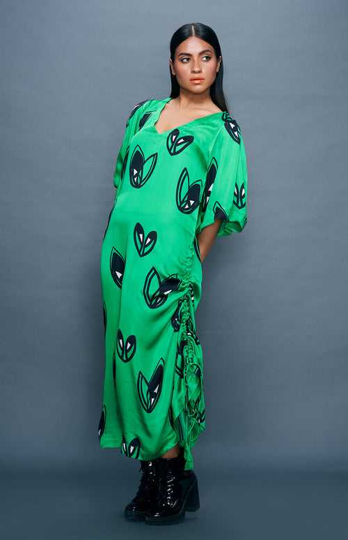 Green Kaftan Dress