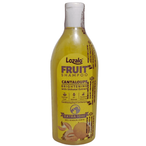 Lozalo Fruit Shampoo Cantaloupe Brightening With Shikakai Extract For Dogs And Cats - 200ml