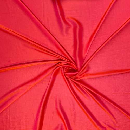 Modal Silk Tomato Red Fabric