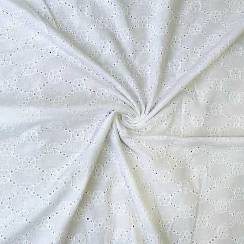 Dyeable Luxe Cutwork Hakoba Periwinkle Fabric