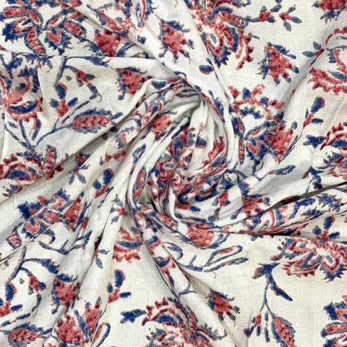 Soft Floral Smooth Cotton Fabric