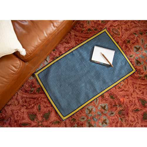 Aegean Blue Contemporary Rug