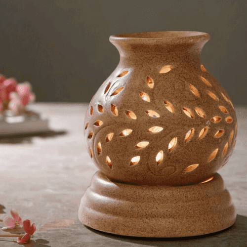 Ceramic Aroma Diffuser | Electric | Brown