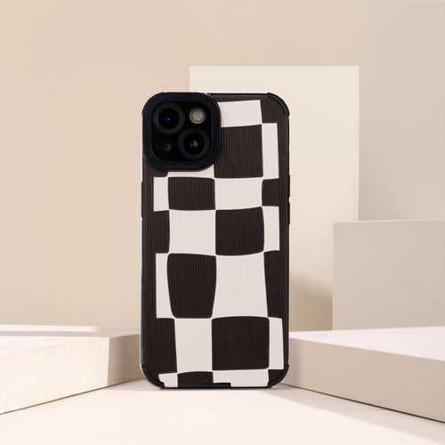 Wavy Checkered iPhone Case