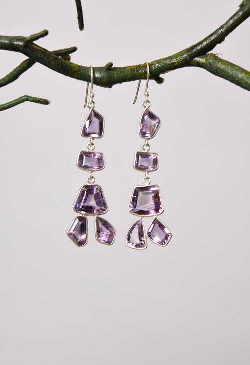 Amethyst Duets Earrings