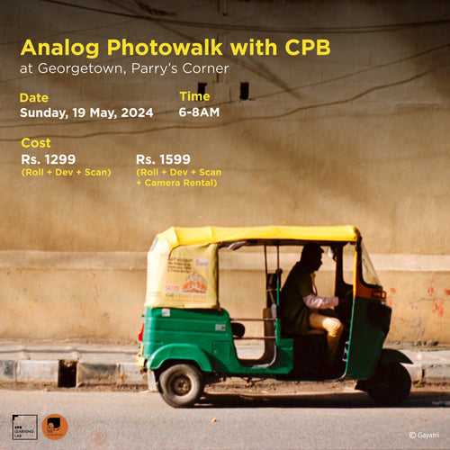 Analog Photowalk with CPB Darkroom